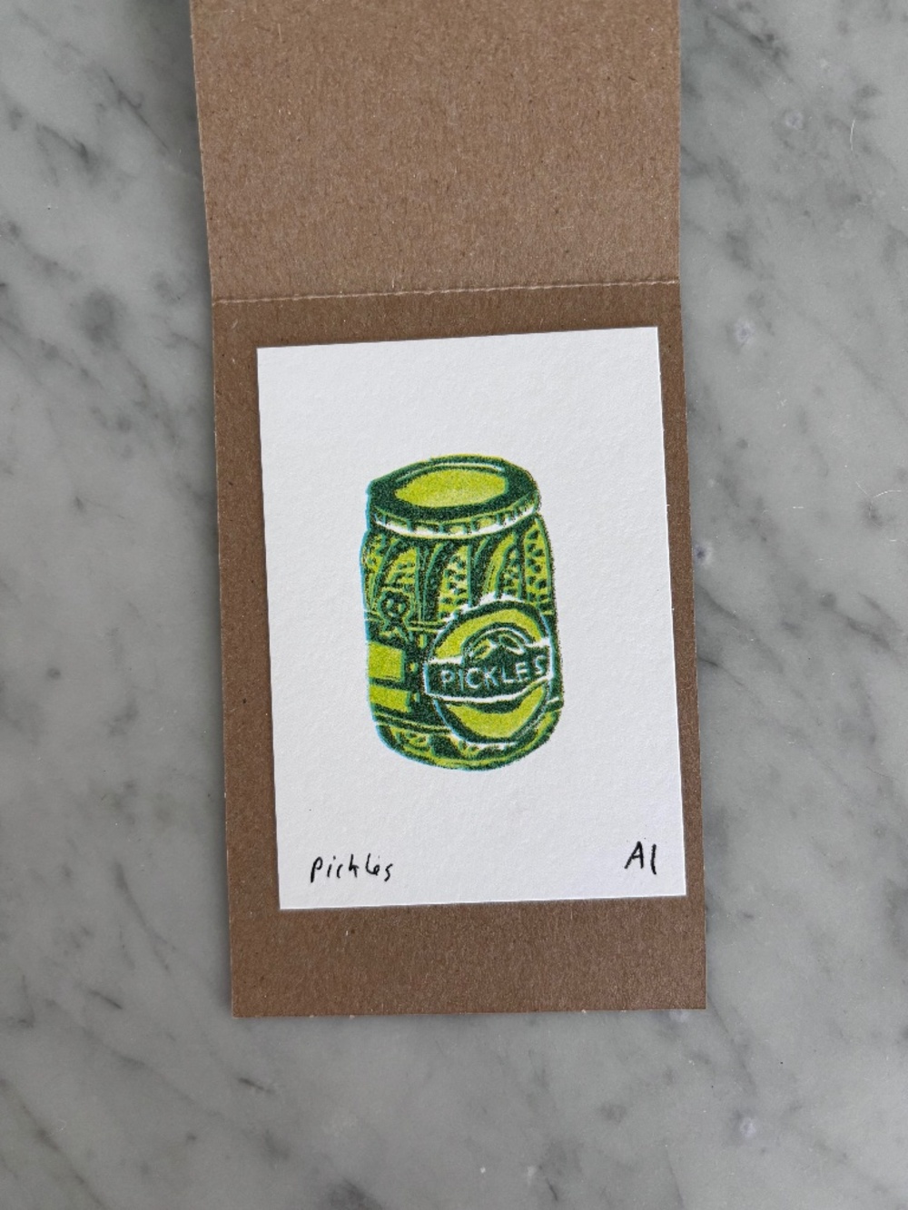 Ana Inciardi Mini Art Print - Pickles